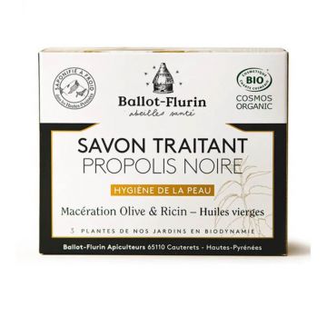 Ballot-Flurin Săpun organic cu propolis negru Piele tulburată 100g