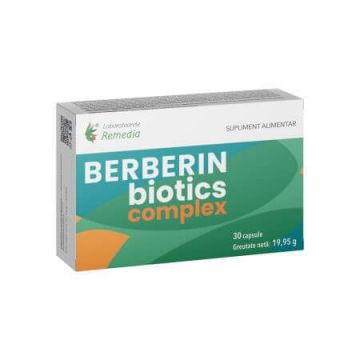 Berberin Biotics Complex, 30 capsule, Remedia