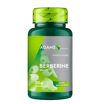Berberina, 500 mg, 30 capsule, Adams Supplements