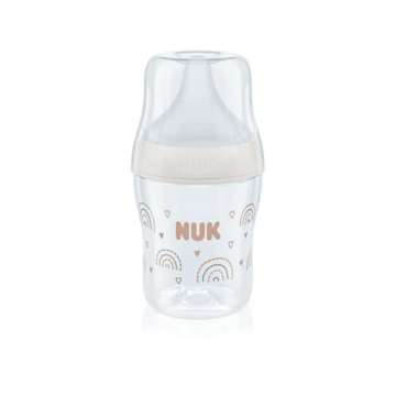 Biberon din sticla Perfect Match, S, + 0 luni, Curcubeu, 120 ml, Nuk