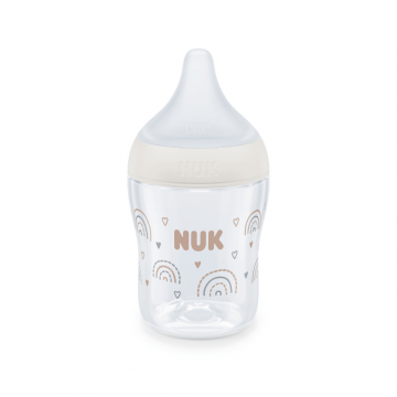 Biberon Perfect Match, S, + 0 luni, Curcubeu, 150 ml, Nuk