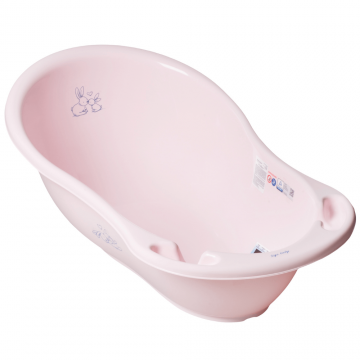 Cadita pentru copii cu senzor de temperatura, Roz, Iepuras, Tega Baby