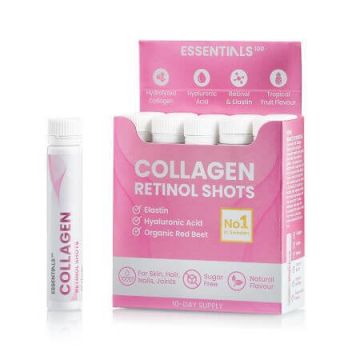 Colagen retinol shots Essentials 100, 10 fiole, Swedish Nutra