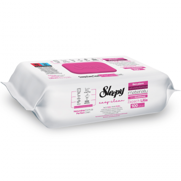 Șervețele umede multisuprafețe Easy Clean, Lilium Bouquet, 100 bucăți, Sleepy 