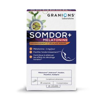 Granions Somdor+ Melatonină 15 tablete