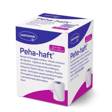 Hartmann Peha Haft Bandaje adezive 6cmx4m Fără latex x1