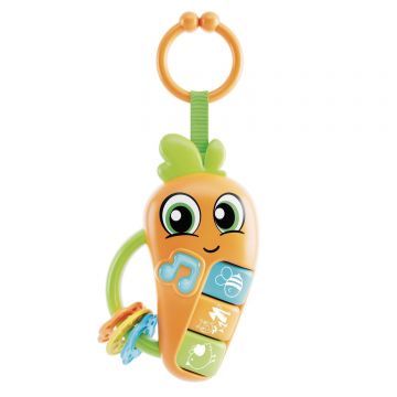 Jucarie zornaitoare, +3 luni, Morcov Vesel, Lisciani