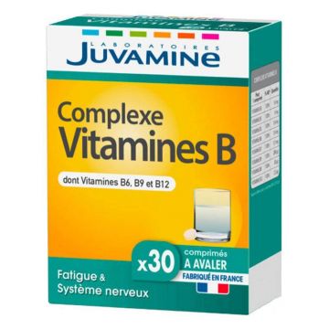 Juvamine Vitamine B Complexe Oboseală și sistem nervos 30 capsule