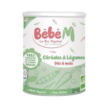 La Mandorle Bebè M cereale și legume organice de la 6 luni 400g