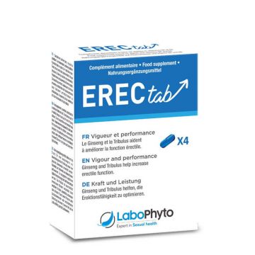 LaboPhyto Erectab Erection Et Performances 4 gélules
