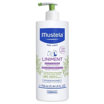 Liniment cu ulei de măsline extravirgin Mustela, de la naștere, 750 ml, Laboratoires Expanscience