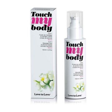 Love To Love Touch My Body 2in1 Lubrifiant intim și lichid de masaj 100ml