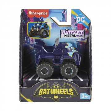 Masinuta metalica Camionul lui Buff Batwheels, Scara 1:55, +3 ani, Fisher Price