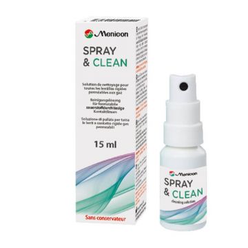 Menicon Spray & Clean Soluție de curățare pentru lentile rigide permeabile 15ml