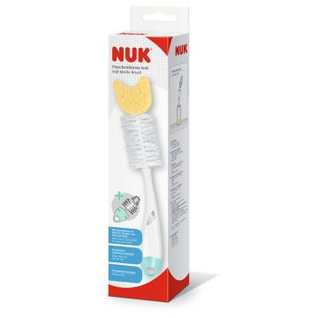 Nuk 2in1 Sponge Perie moale pentru sticle