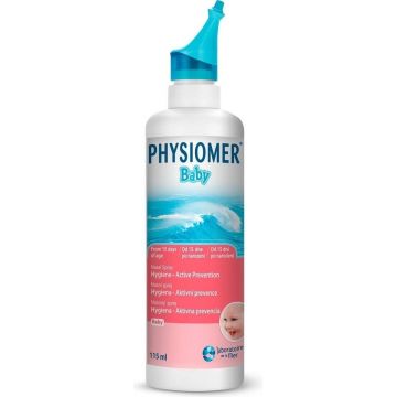 PHYSIOMER Baby izotonic 1×115 ml, izotonic, cu apă de mare