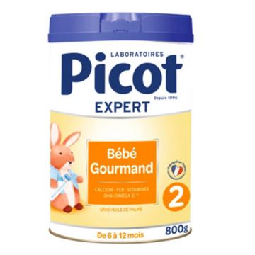Picot Lapte praf fără ulei de palmier Bebe Gourmand 2 6 - 12 luni 800g