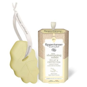 Respectueuse Organic Solid Shampoo Strălucire și protecție Parfum natural de fructe de vară 75g