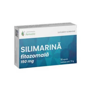 Silimarina fitozomala, 30 capsule, Laboratoarele Remedia