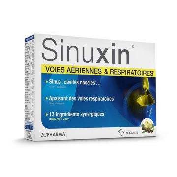 Sinuxin aromă de mango, 16 pliculețe, 3C Pharma
