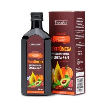 Skoczylas Estromega complex premium de acizi grași omega 3, 6 și 9 (250 ml)