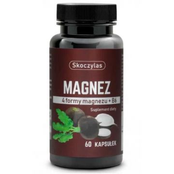Skoczylas Magnesiu 4 forme - nap negru 60 capsule