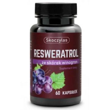 Skoczylas Resveratrol din pielițe de struguri 60 capsule