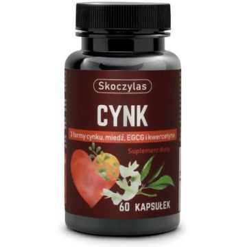 Skoczylas Zinc 3 forme, cupru, EGCG și quercetină 60 capsule