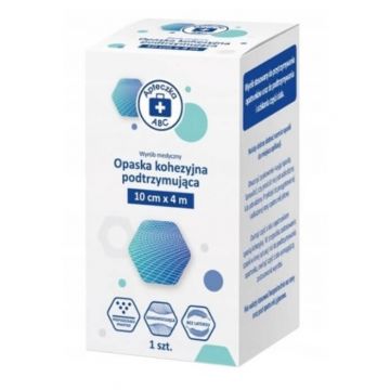 Trusă de prim ajutor ABC Bandaj adeziv de susținere 10 cm x 4 m, 1 buc