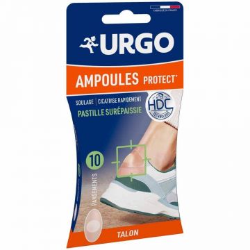Urgo Ampoules Protect Tablete îngroșate Heel 10 Pansamente