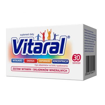 Vitaral 30 comprimate