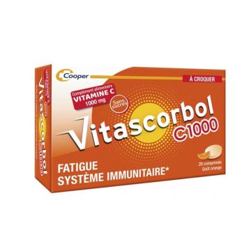 Vitascorbol Vitamine C1000 20 comprimate