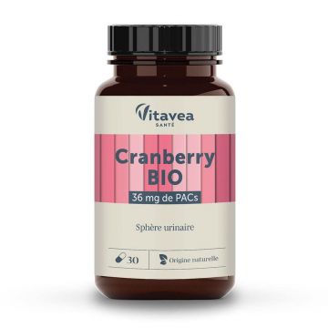 Vitavea Santé Nutri'sentiels Cramberry Organic Sfera urinară 20 capsule
