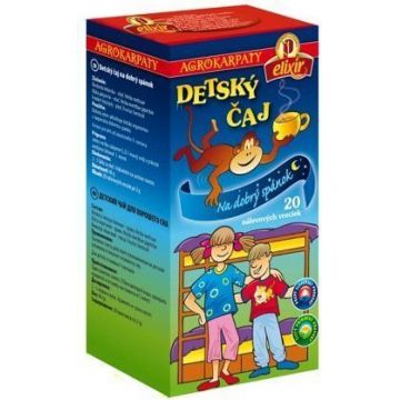 Agrocarps CHILDREN'S TEA Pentru un somn bun produs natural pur pliculețe 20 x 2 g