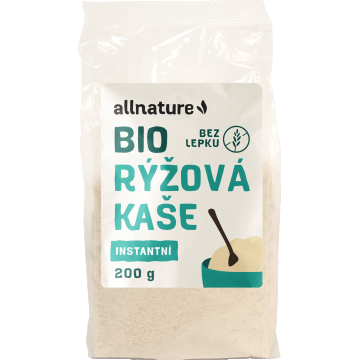 Allnature Fără gluten Terci de orez instant BIO 200 g