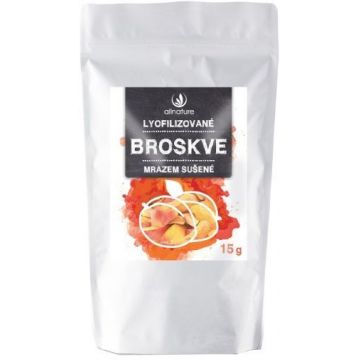 Allnature felii de piersici liofilizate 15 g