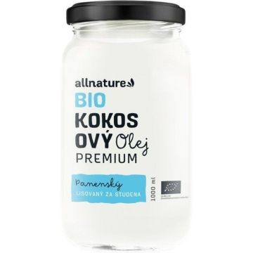 Allnature Ulei virgin de nucă de cocos BIO 1000 ml