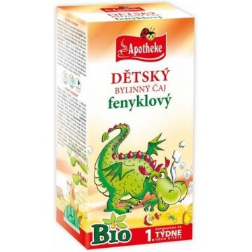 Apotheke Bio Ceai de plante cu fenicul pentru copii, 20 x 1,5 g