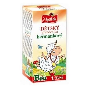 Apotheke Ceai organic de plante pentru copii, mușețel, 20 x 1 g