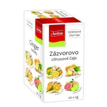 Apotheke Premier Selection ceai amestec de ghimbir și citrice pliculețe 20 x 2 g