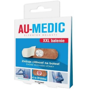Au-Medic plasturi de blocare a durerii 28 buc