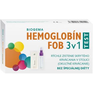 Biogema Test hemoglobină 3in1 pentru sângerări oculte 3 buc