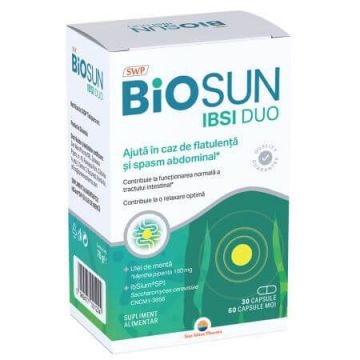 Biosun Ibsi Duo, 30 capsule + 60 cpasule moi, Sun Wave Pharma
