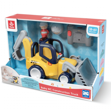 Camion de constructie cu telecomanda, 18 luni+, Hola