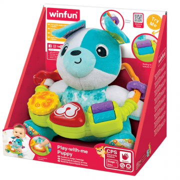 Catelus de plus interactiv Joaca-te cu mine, 0 luni+, Winfun