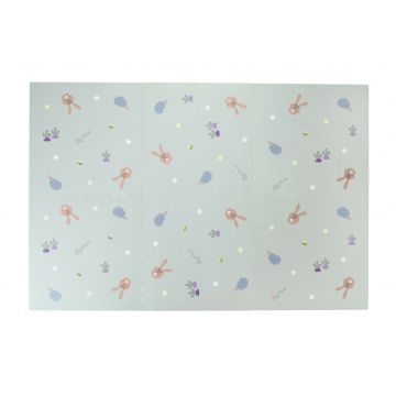 Covoras de joaca XL Urban Garden, + 0 luni, Puzzle, Taf Toys