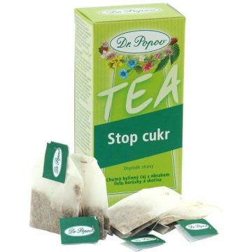 Dr. Popov Stop Sugar Tea Funnel Bags 20 x 1,5 g