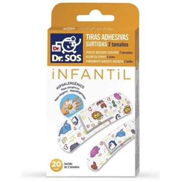 Dr. Sauce Infantil strips mix waterproof 20 buc