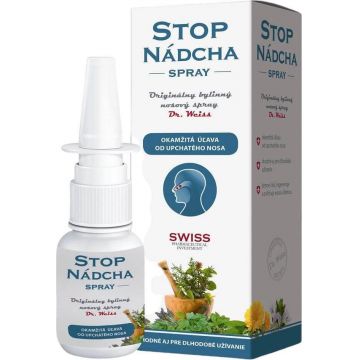 Dr.Weiss Stopnádcha - spray nazal pe bază de plante 30 ml