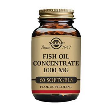 Fish Oil Concentrate, 1000 mg, 60 capsule moi, Solgar